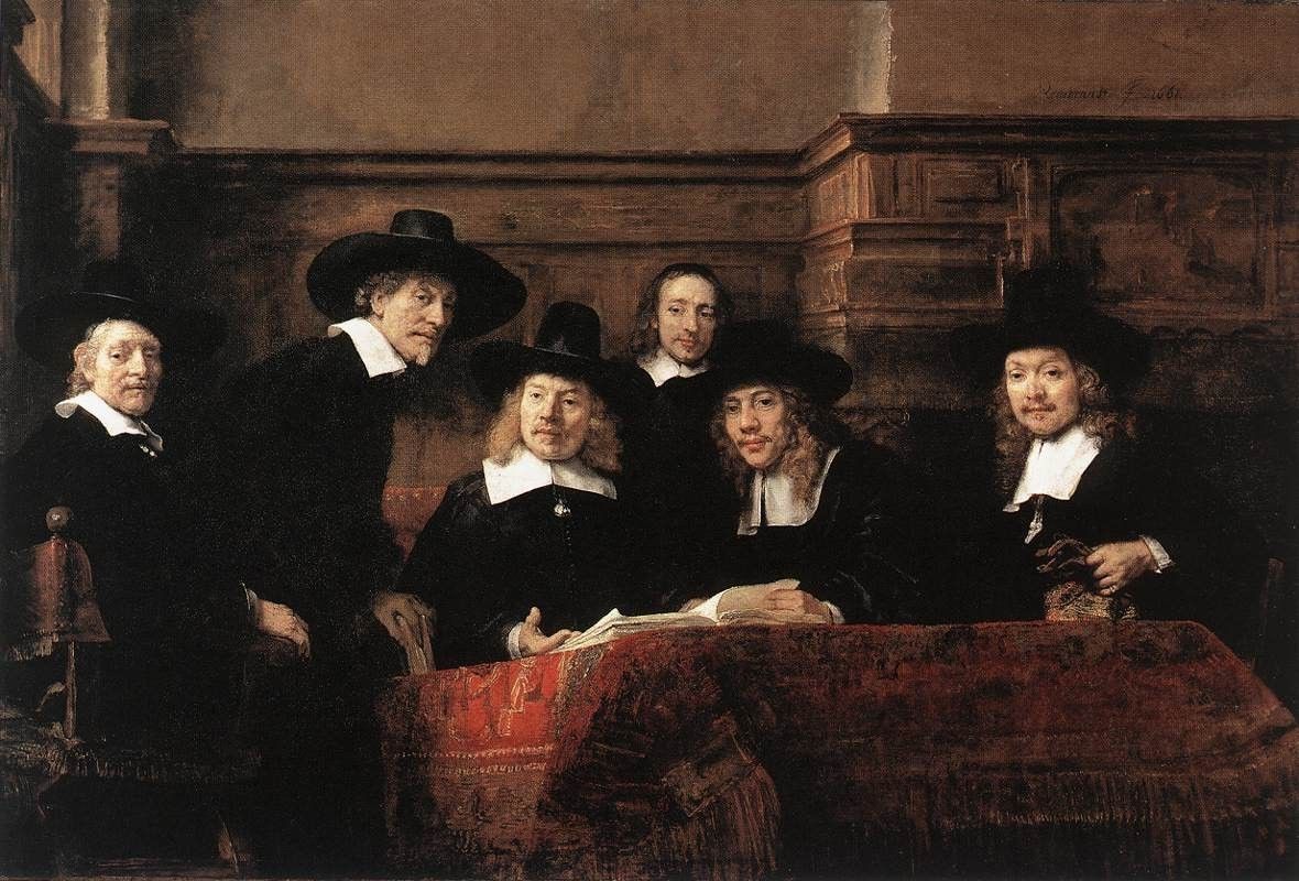 Rembrandt Sampling Officials of the Drapers' Guild